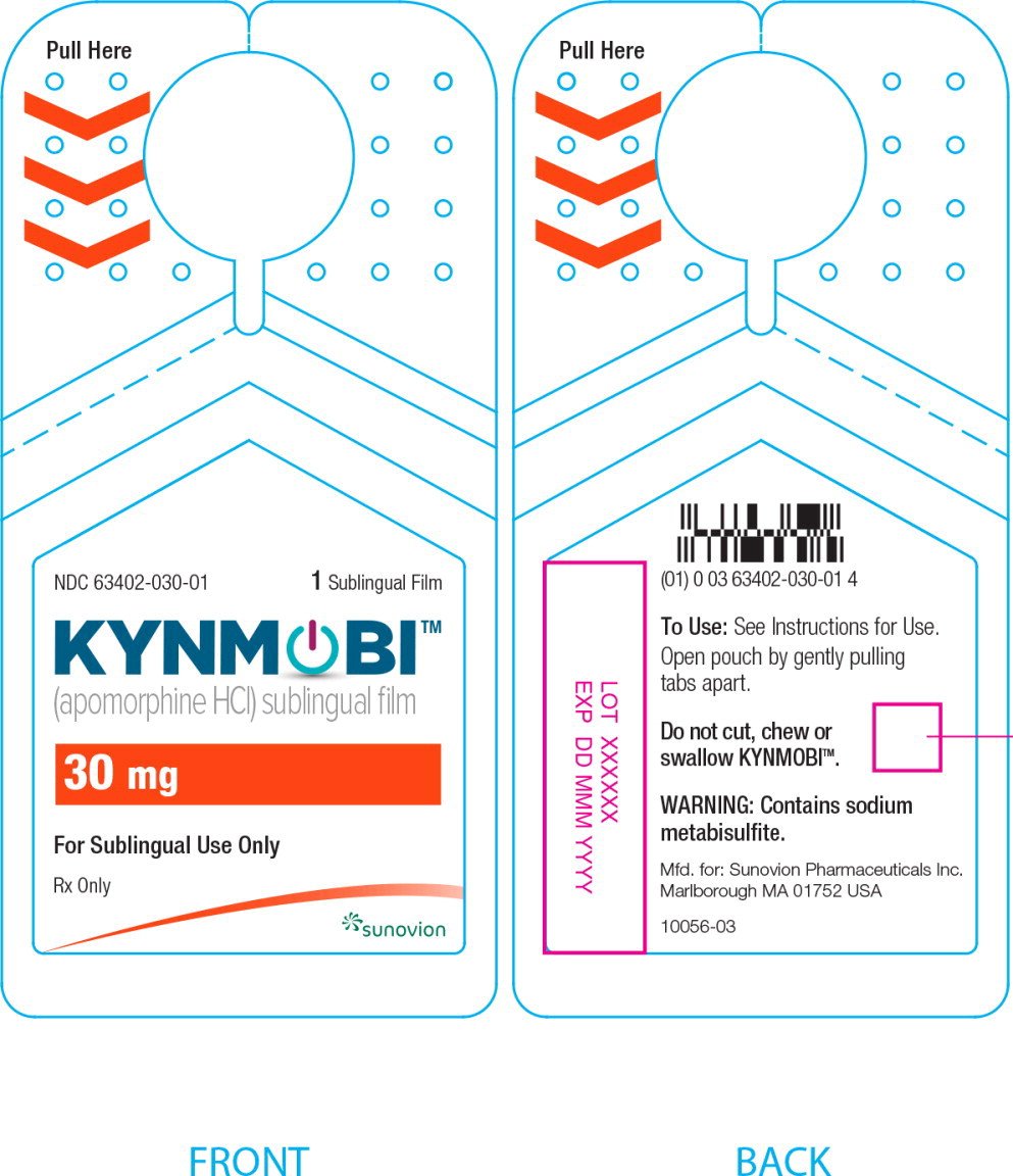 PRINCIPAL DISPLAY PANEL – TRADE POUCH LABEL – 30 mg
