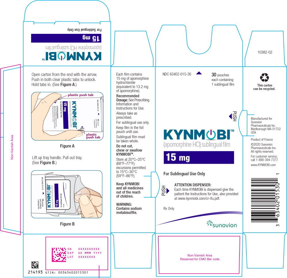 PRINCIPAL DISPLAY PANEL – TRADE CARTON – 15 mg
