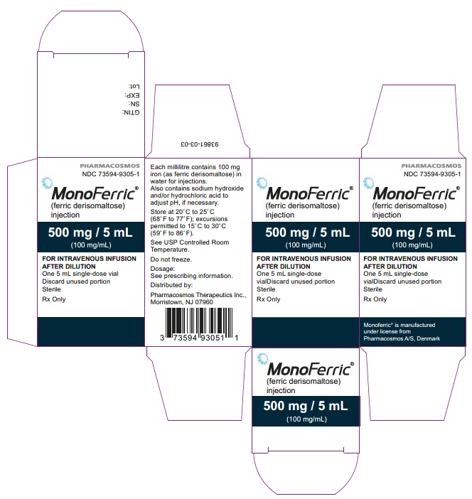 PRINCIPAL DISPLAY PANEL - 500 mg/5 mL Vial Box