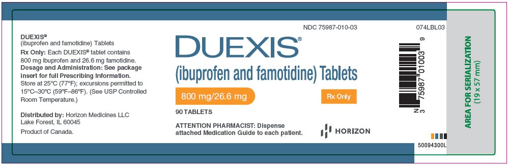PRINCIPAL DISPLAY PANEL - 800 mg/26.6 mg Tablet Bottle Label