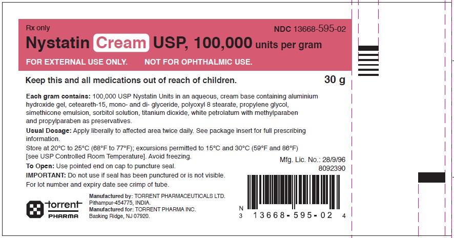 Nystatin Cream, USP 30 grams (Tube Label)
