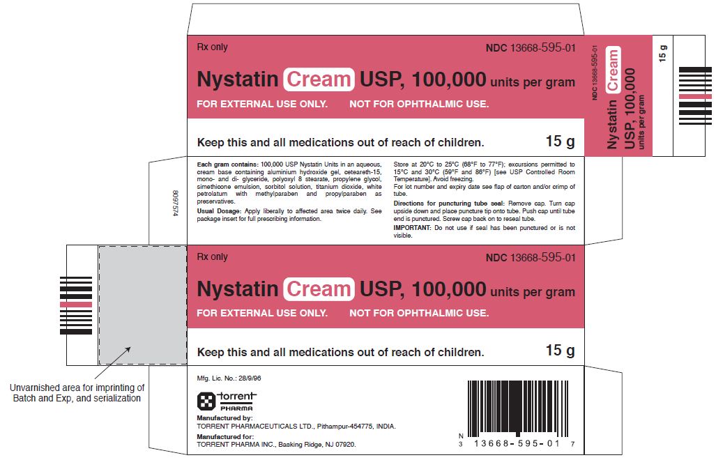 Nystatin Cream USP,  15 grams (Carton Label)