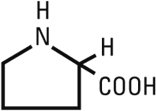 structural formula proline