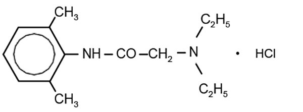 Xylocaine MPF Structural Formula