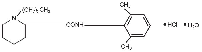 Marcaine Structural Formula