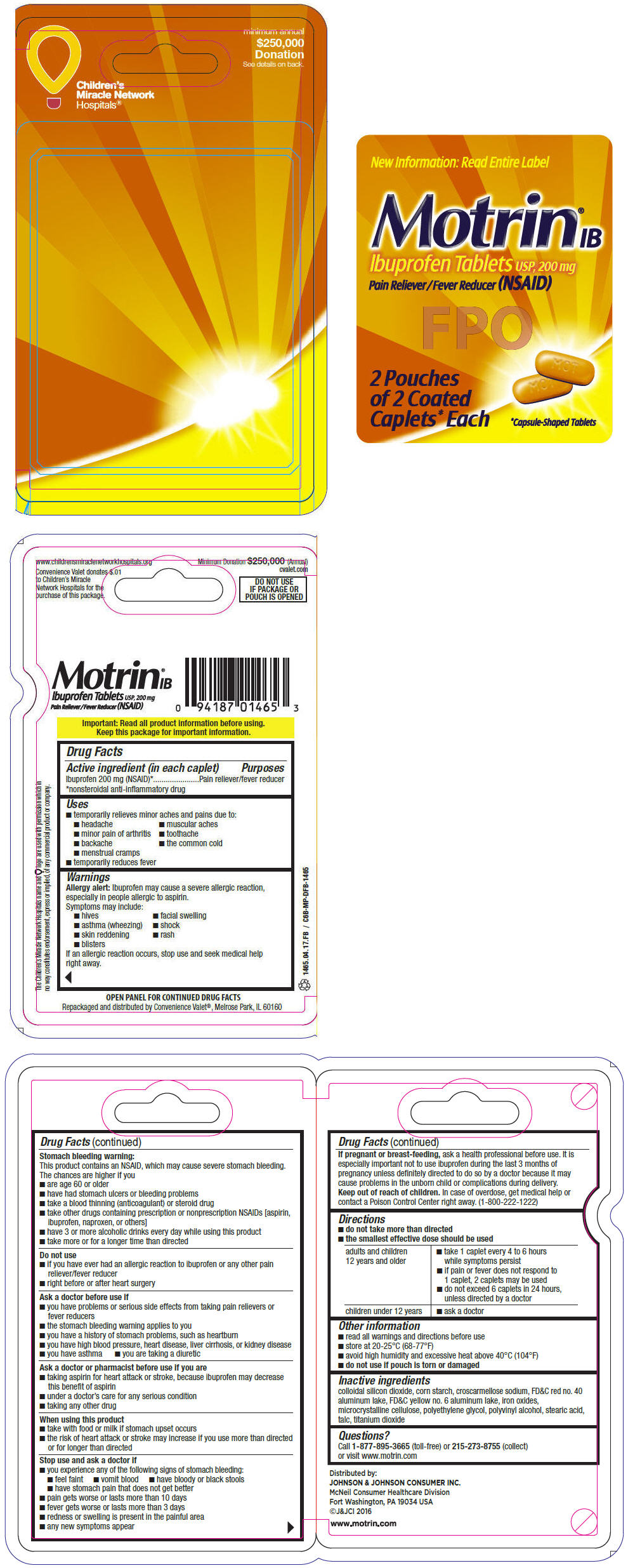 Principal Display Panel - 200 mg Caplet Pouch Package