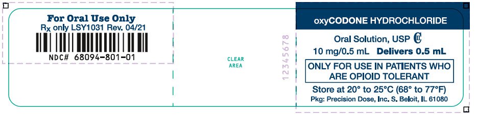 PRINCIPAL DISPLAY PANEL - 0.5 mL Syringe Label