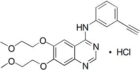 Erlotinib Structural Formula