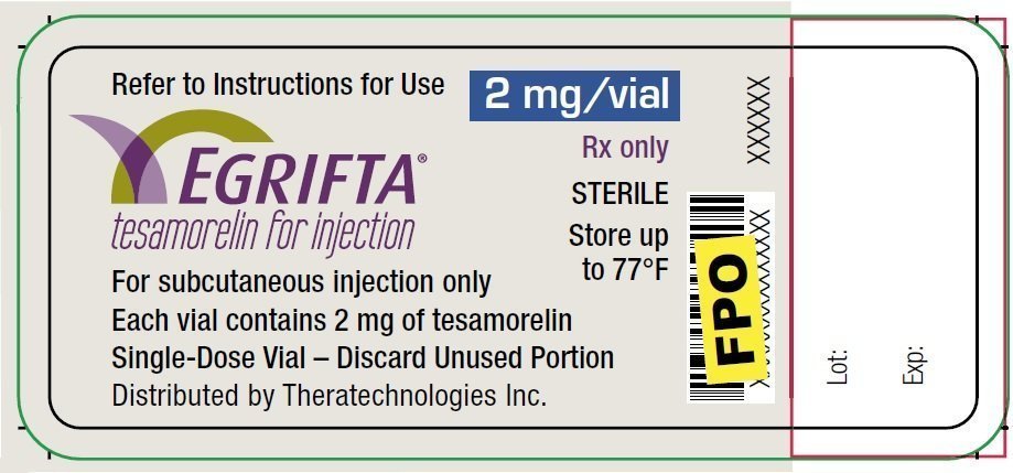 Principal Display Panel - 2 mg Vial Label (New Formulation)