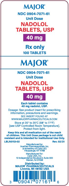 40mg carton label