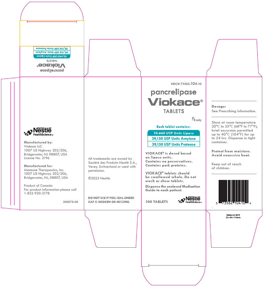 PRINCIPAL DISPLAY PANEL - 100 Tablet Bottle Carton - 104-10