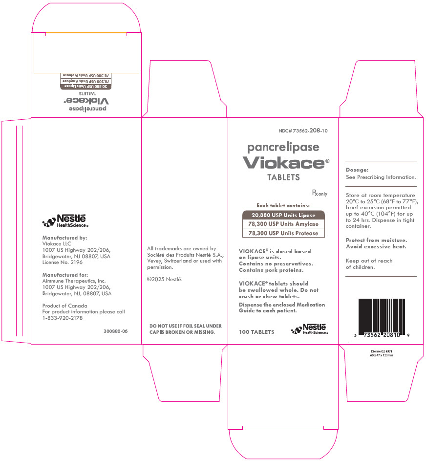PRINCIPAL DISPLAY PANEL - 100 Tablet Bottle Carton - 208-10