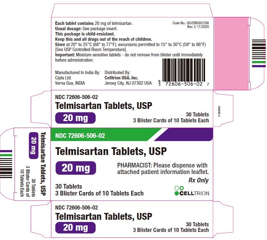 Telmisartan FDA prescribing information, side effects and uses