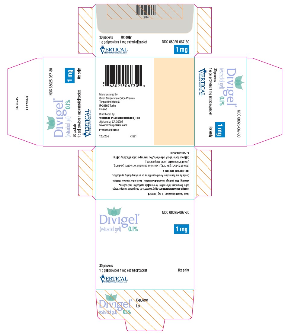 Divigel 1 mg Trade Carton