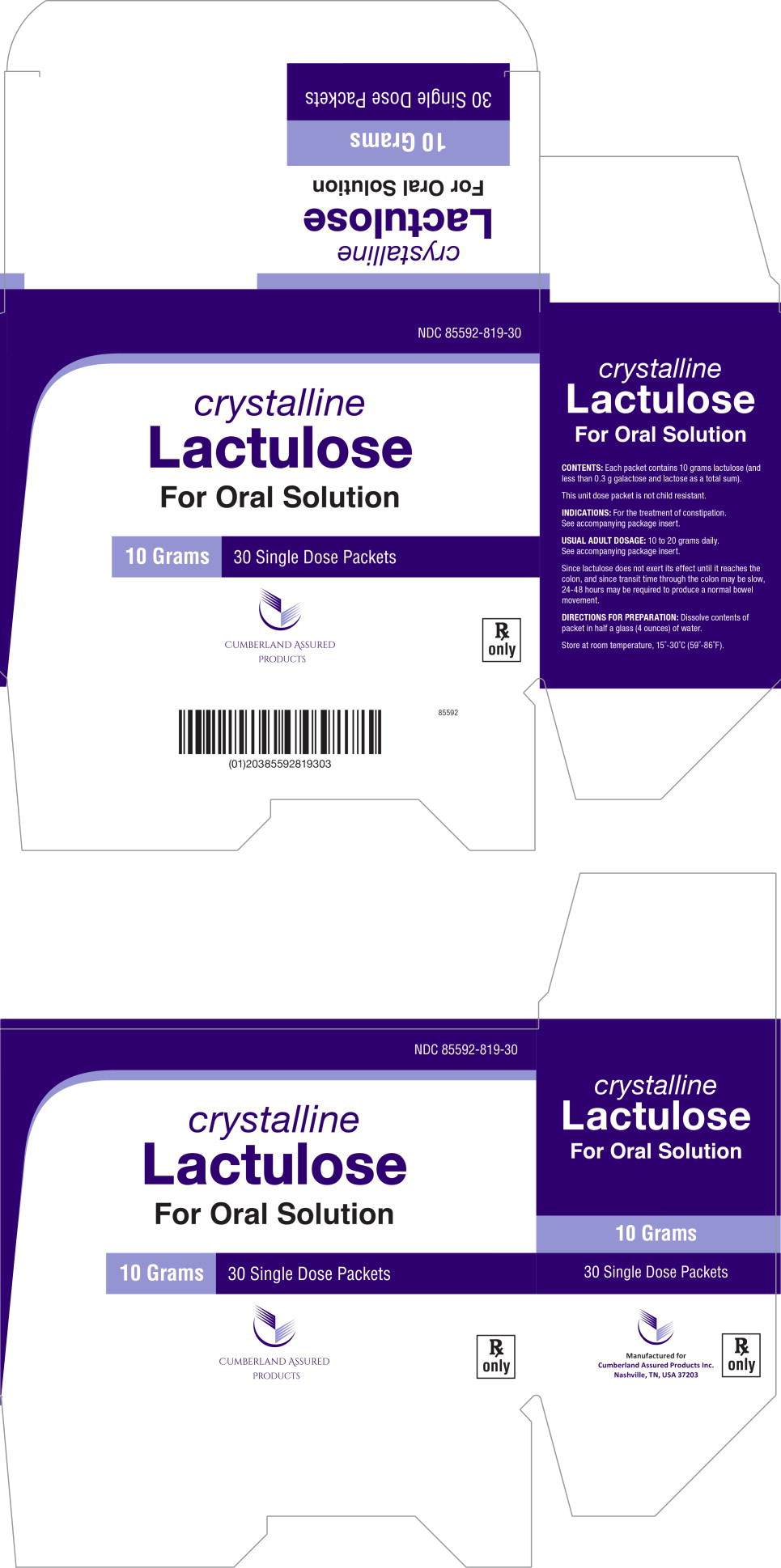 Principal Display Panel - 10 g Carton Label

