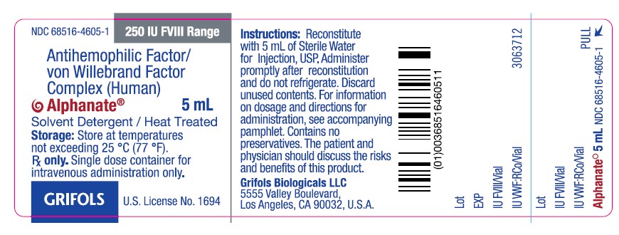 Vial Label 250IU 5mL