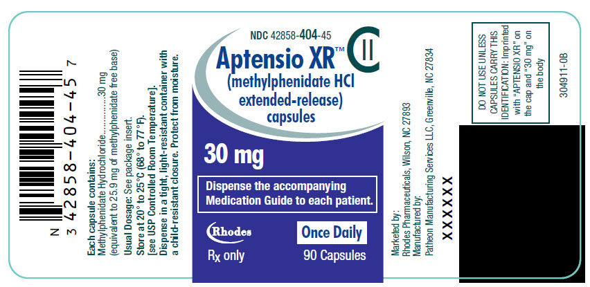 PRINCIPAL DISPLAY PANEL - 30 mg Capsule Bottle Label