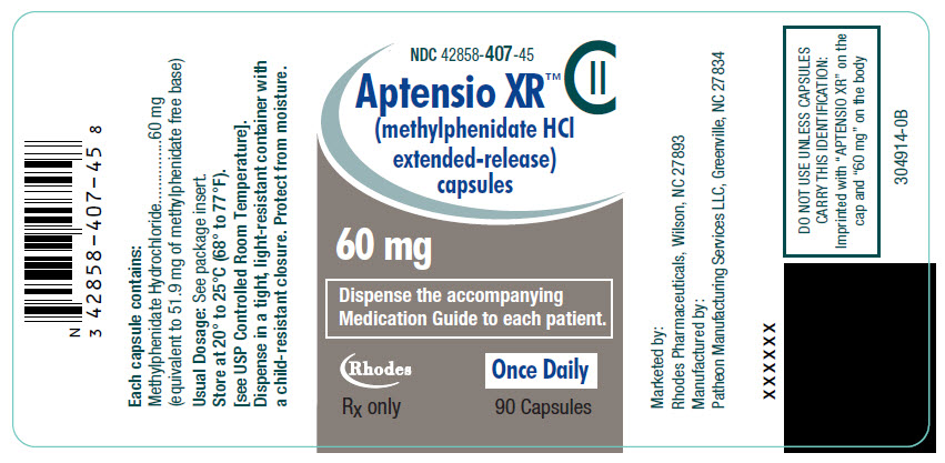 PRINCIPAL DISPLAY PANEL - 60 mg Capsule Bottle Label