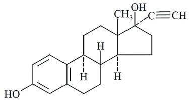 Ethinyl Estradiol Structural Formula