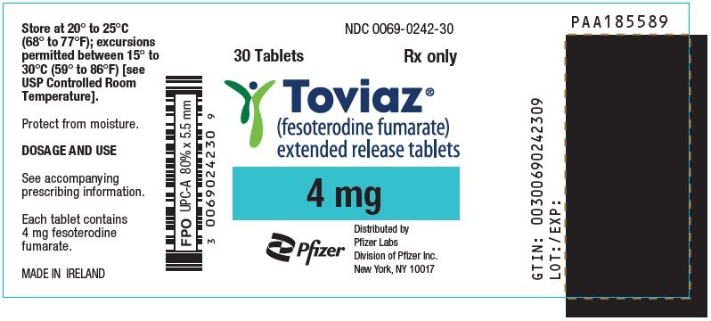 Toviaz - FDA prescribing information, side effects and uses