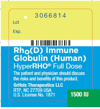 HyperRHO Full Dose Syringe