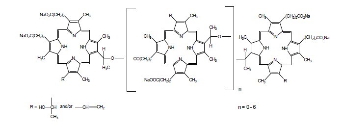 Porfimer sodium Chemical Formula