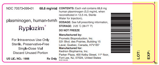 PRINCIPAL DISPLAY PANEL - 68.8 mg Vial Label