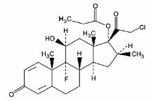 Clobetasol Propionate Structural Formula