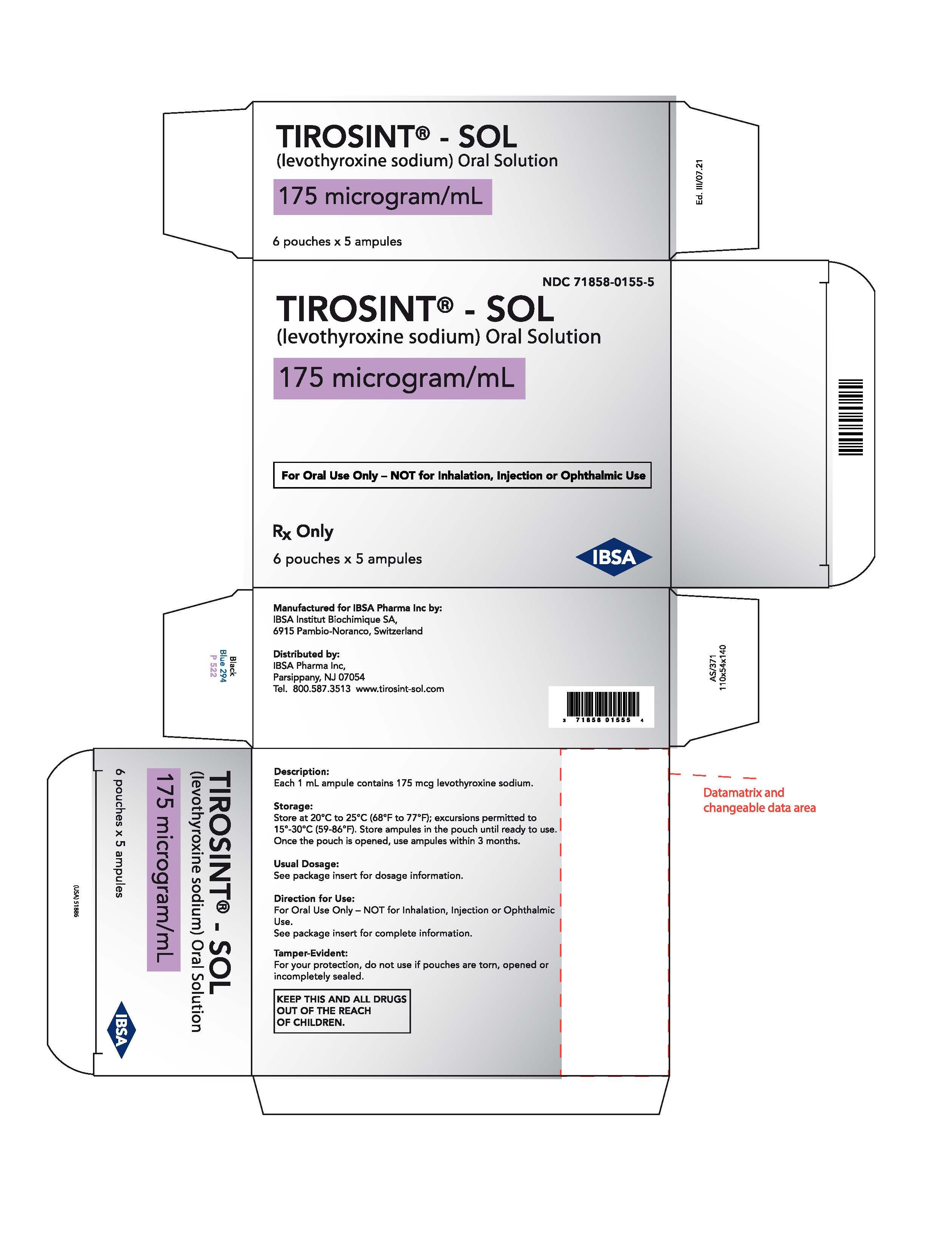 TirosintSol FDA prescribing information, side effects and uses