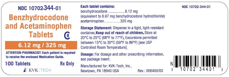 6.12 mg/325 mg Container Label