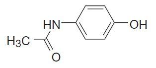 Acetaminophen chemical structure