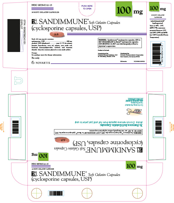 PRINCIPAL DISPLAY PANEL 100 MG SOFT GELATIN CAPSULES