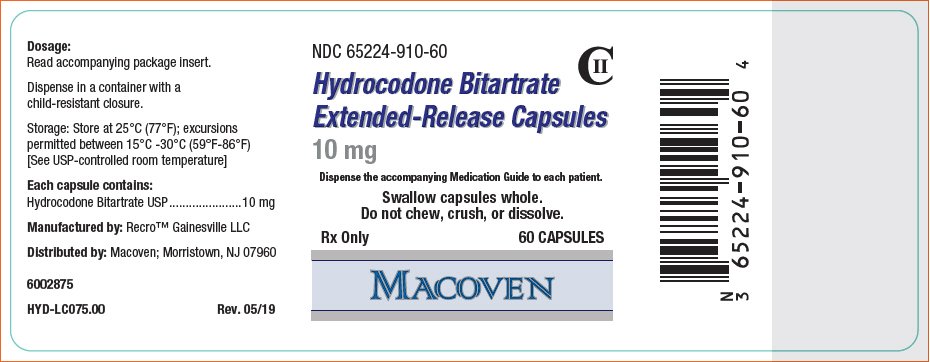 PRINCIPAL DISPLAY PANEL - 10 mg Capsule Bottle Label