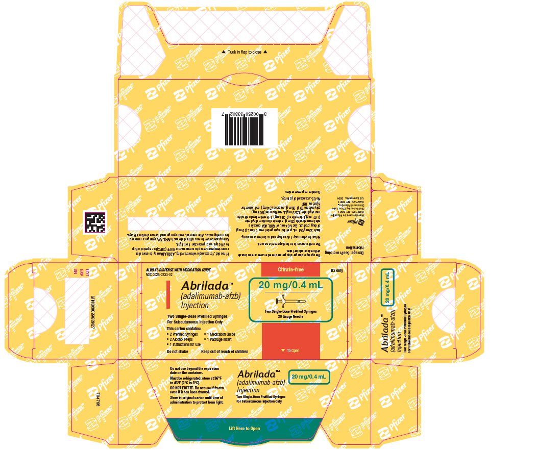 PRINCIPAL DISPLAY PANEL - Kit Carton - NDC 0025-0333-02