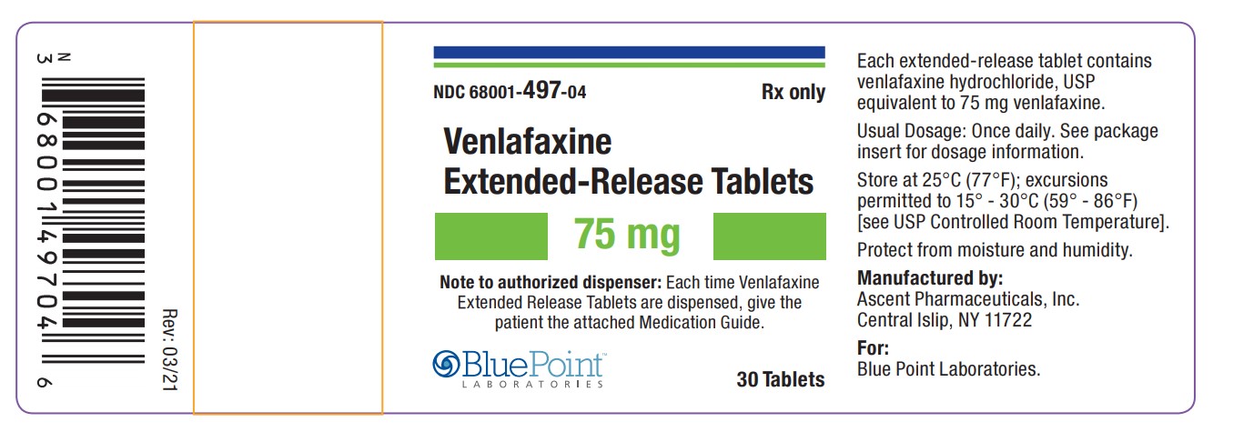 Venlafaxine ER Tab 75