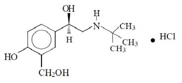 Levalbuterol Hydrochloride Chemical Structure