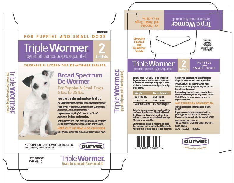 triple wormer for puppies and small dogs