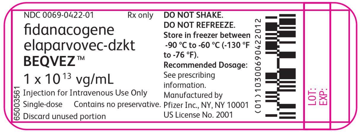 PRINCIPAL DISPLAY PANEL - 1 mL Vial Label - NDC 0069-0422-01