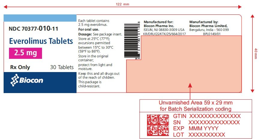 PRINCIPAL DISPLAY PANEL Package Label 2.5 mg 