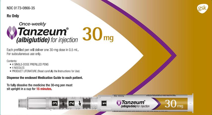 Tanzeum 30mg 4 count carton