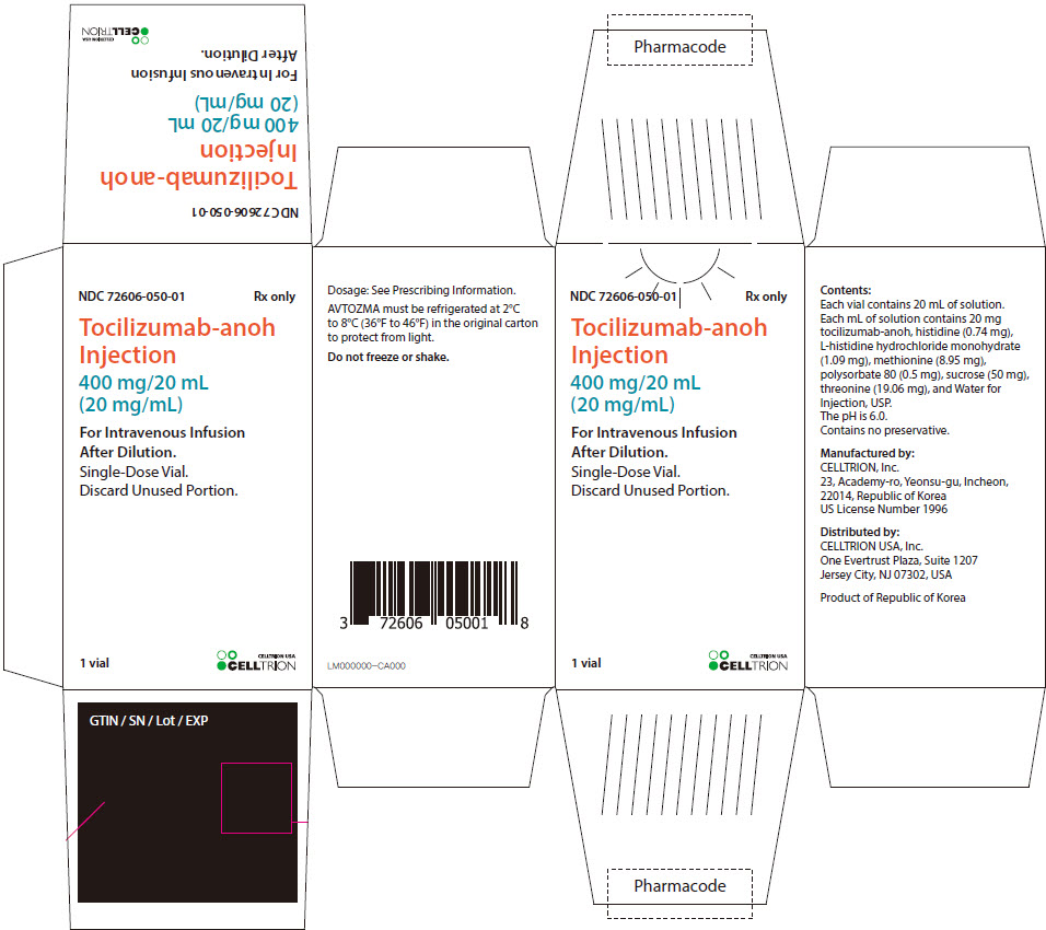 Principal Display Panel - 400 mg/20 mL Vial Carton
