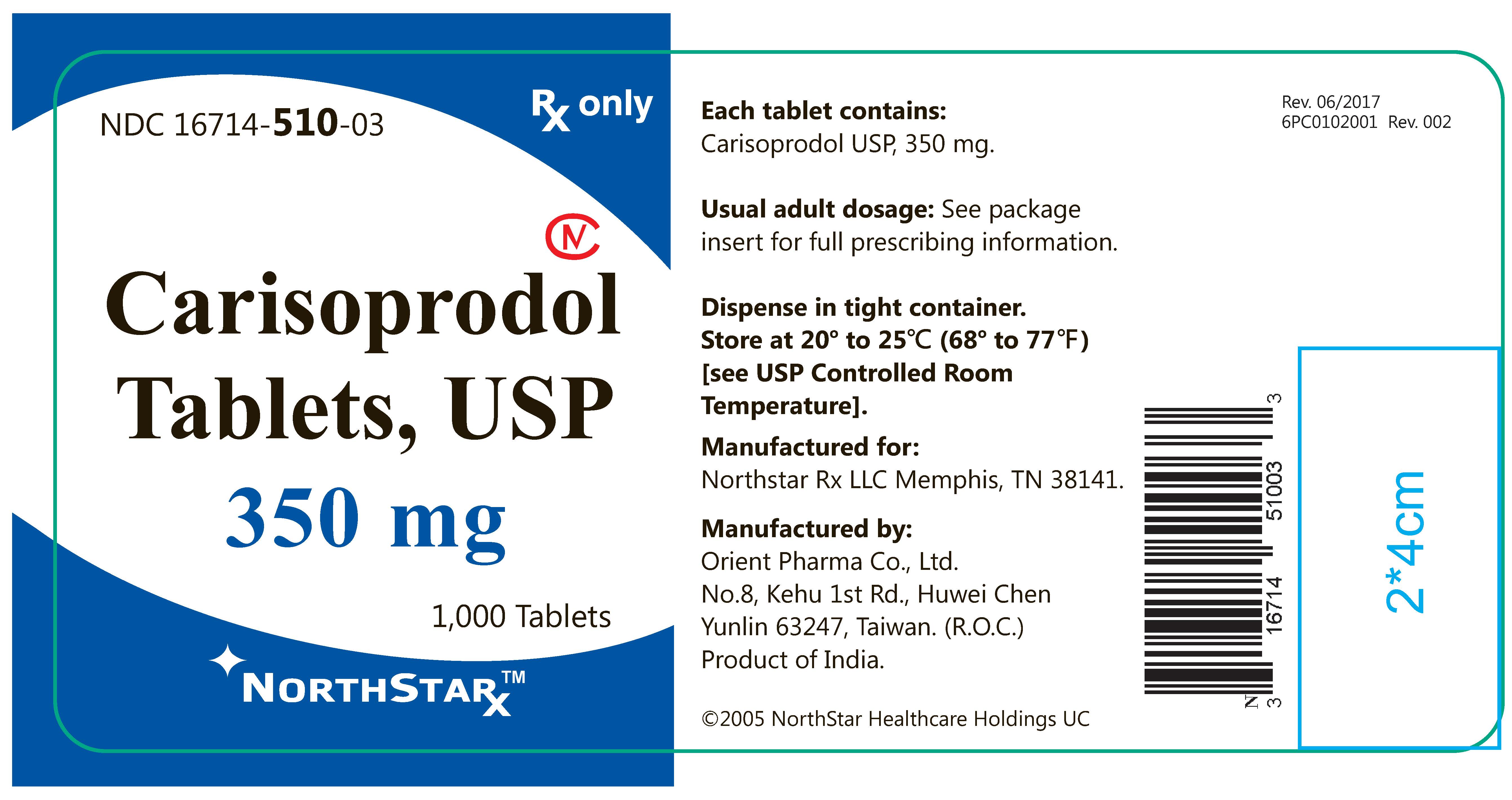 overdose to many mg of how carisoprodol