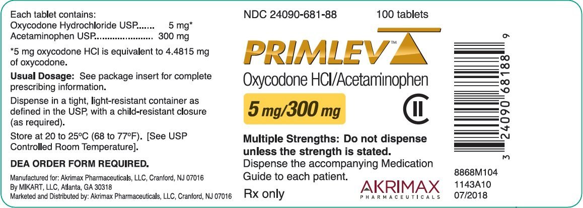 5 mg/300 mg container label