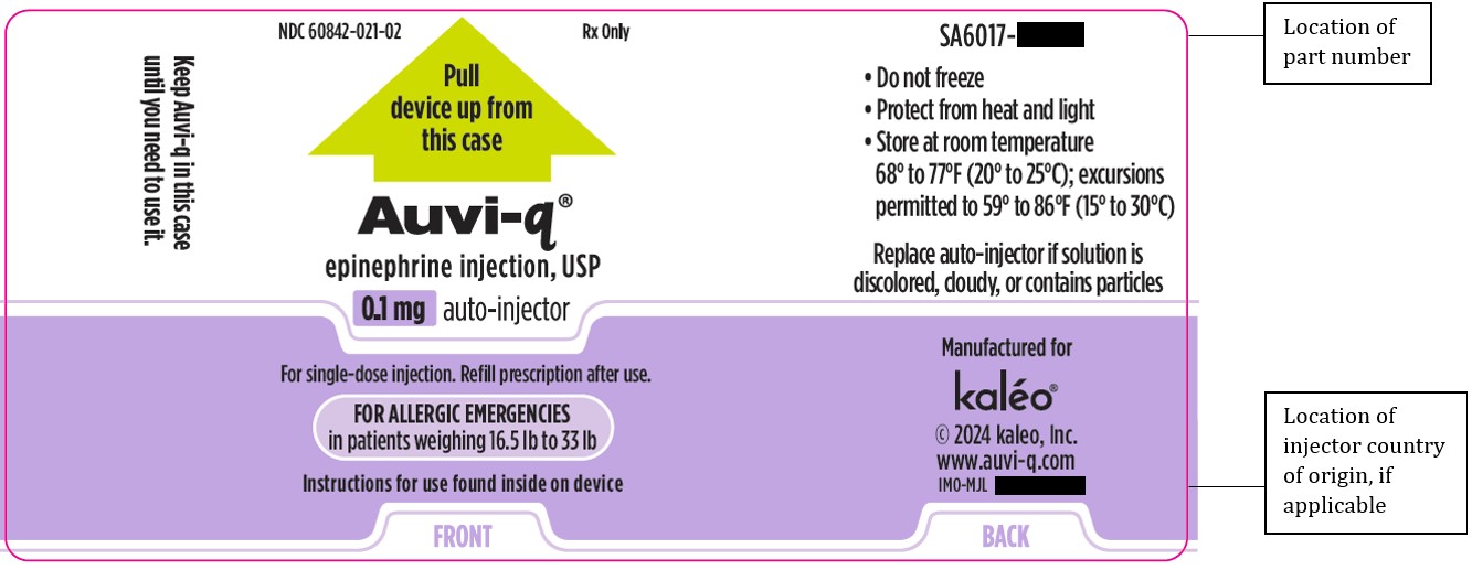 0.1 mg Outer Case Label