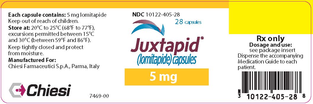 5 mg Bottle Label