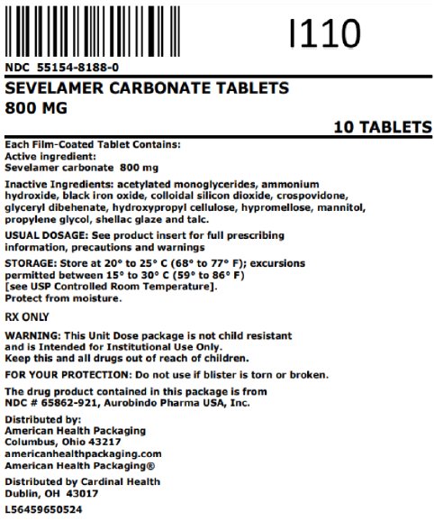 800mg bag label