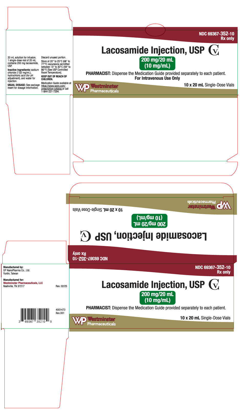 PRINCIPAL DISPLAY PANEL - 20 mL Vial Carton