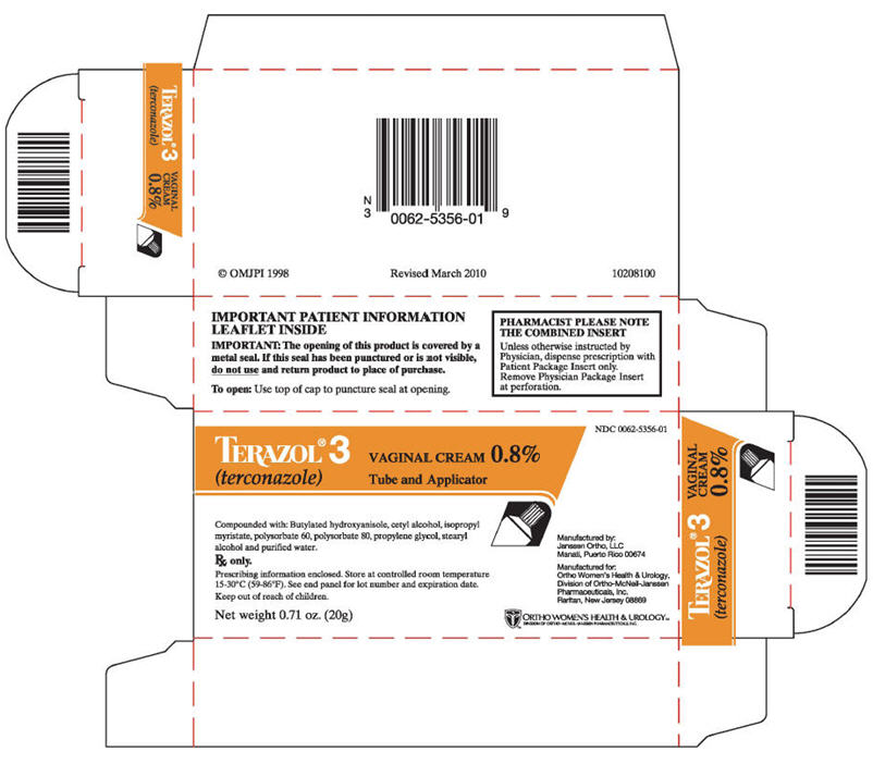 PRINCIPAL DISPLAY PANEL - Vaginal Cream 0.8% Carton (Janssen Ortho, LLC)