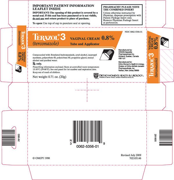 PRINCIPAL DISPLAY PANEL - Vaginal Cream 0.8% Carton (Draxis Specialty Pharmaceuticals Inc)
