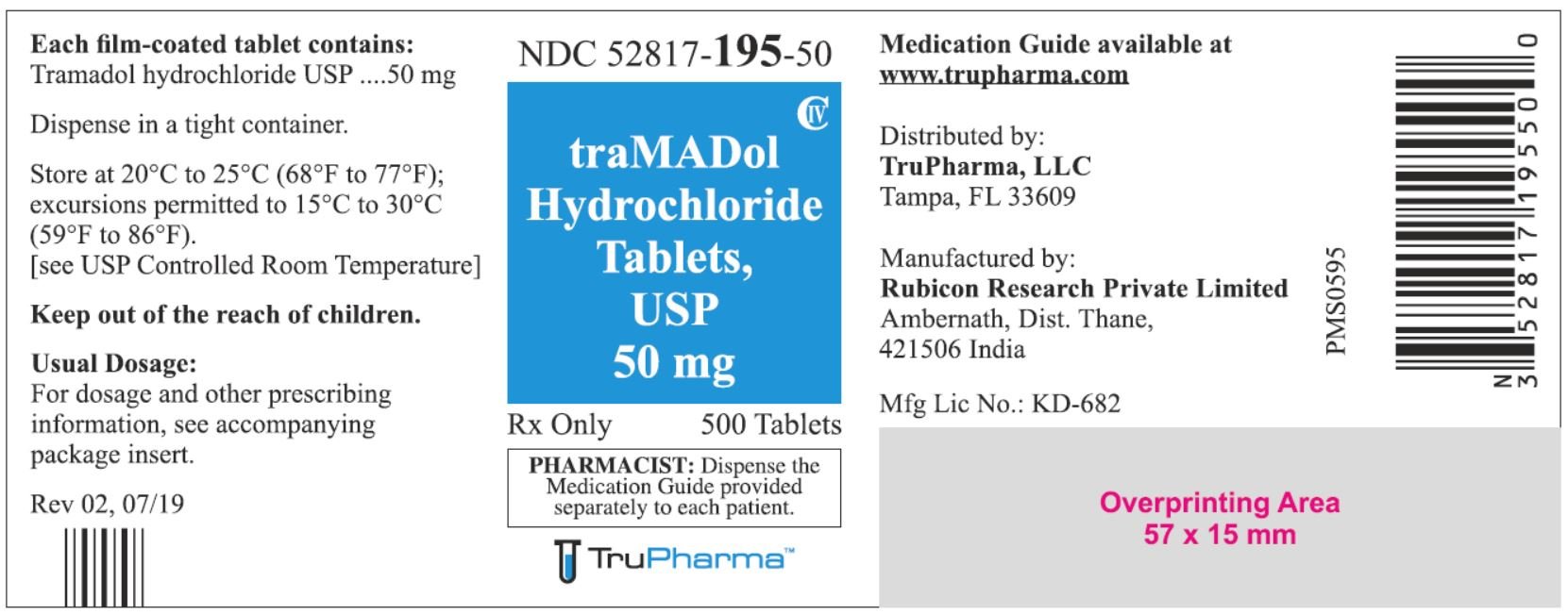 Tramadol Tablets - FDA prescribing information, side effects and uses